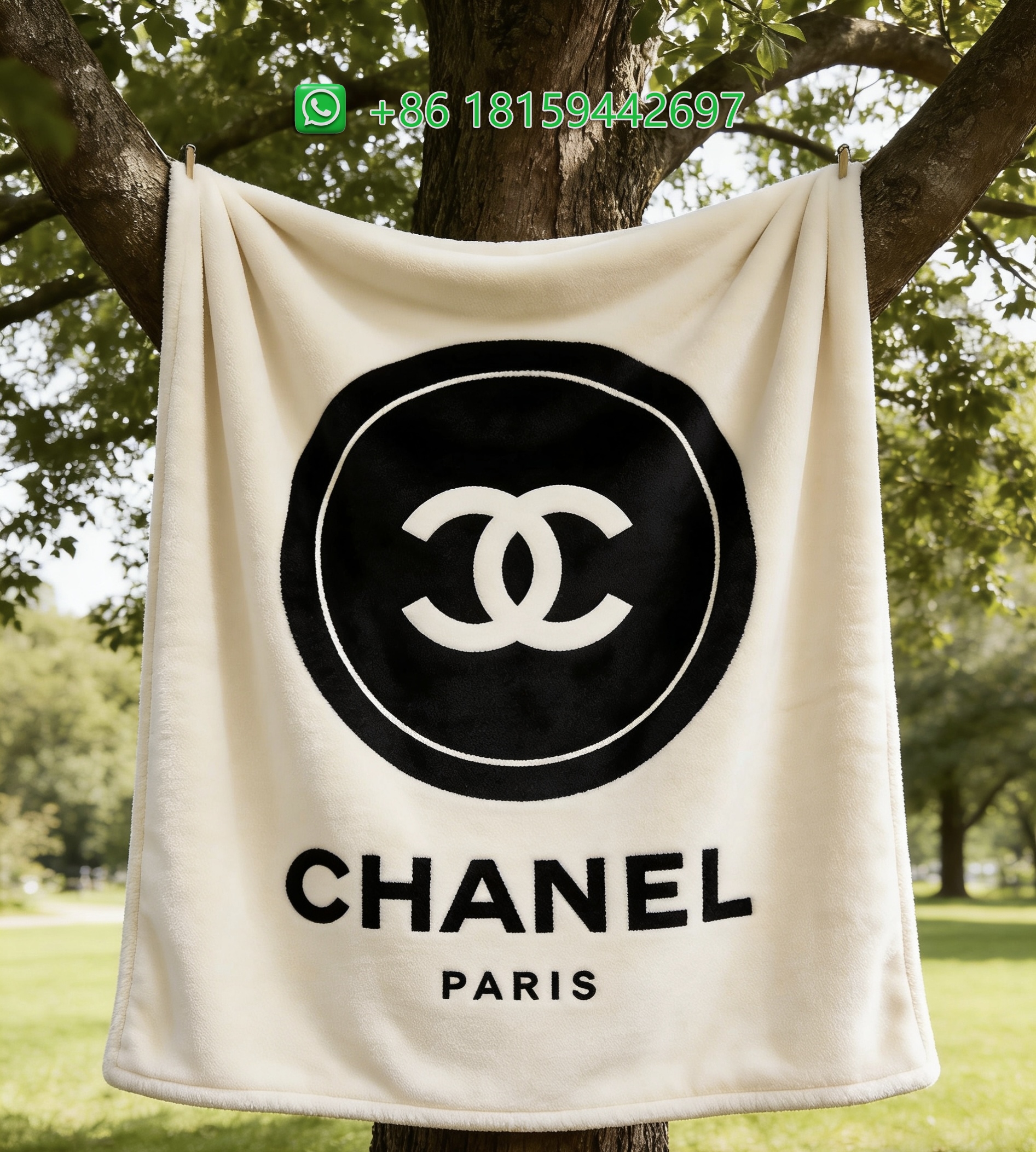 Chanel Throw Blankets